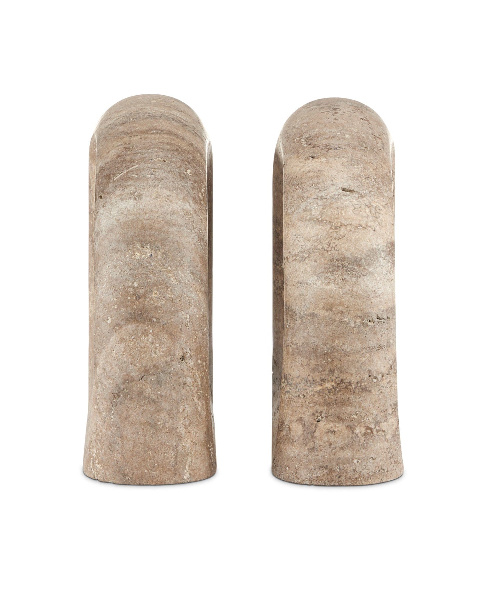 curreyandcompany Art Russo Travertine Object Set of 2