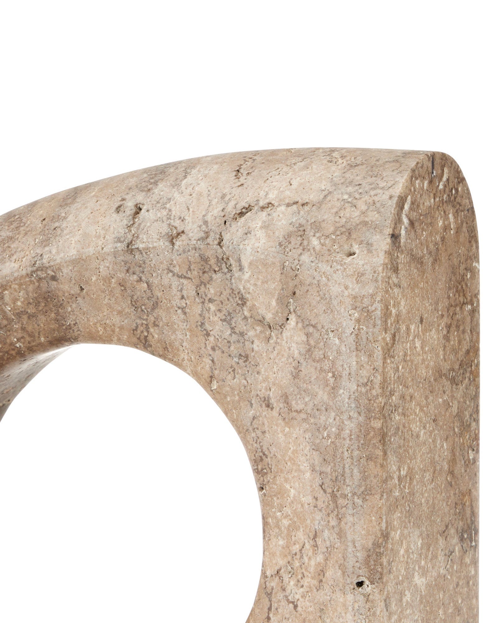 curreyandcompany Art Russo Travertine Object Set of 2