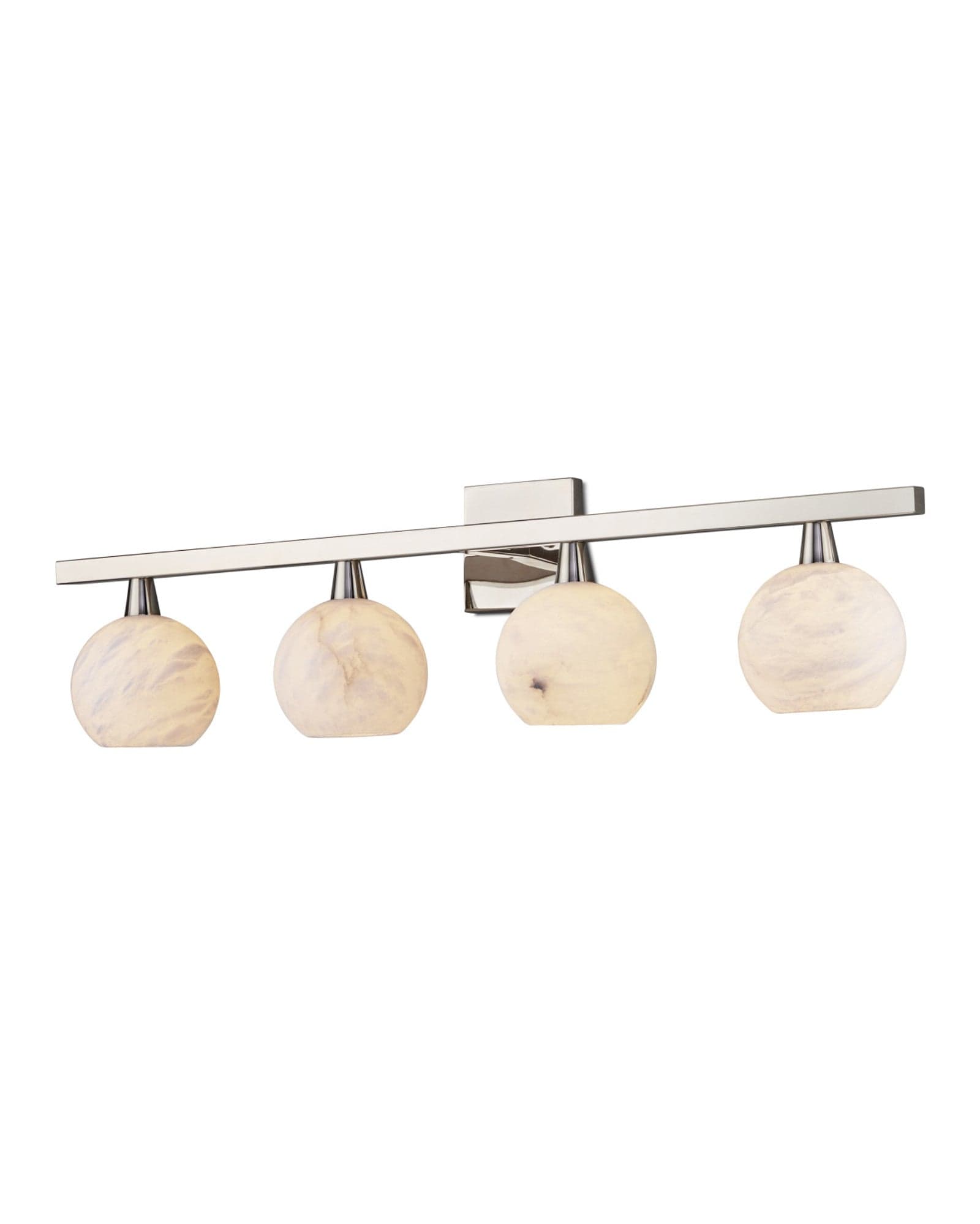 curreyandcompany Lighting Bombelles Nickel Bath Bar