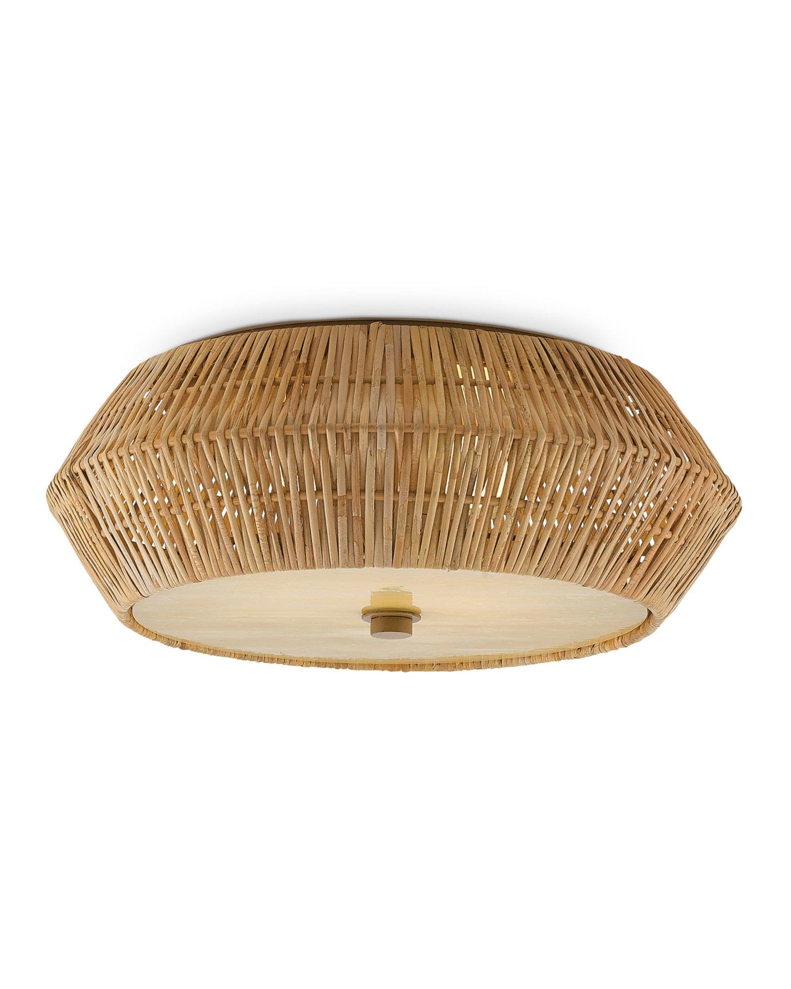 MONTY Lighting Antibes Natural Flush Mount