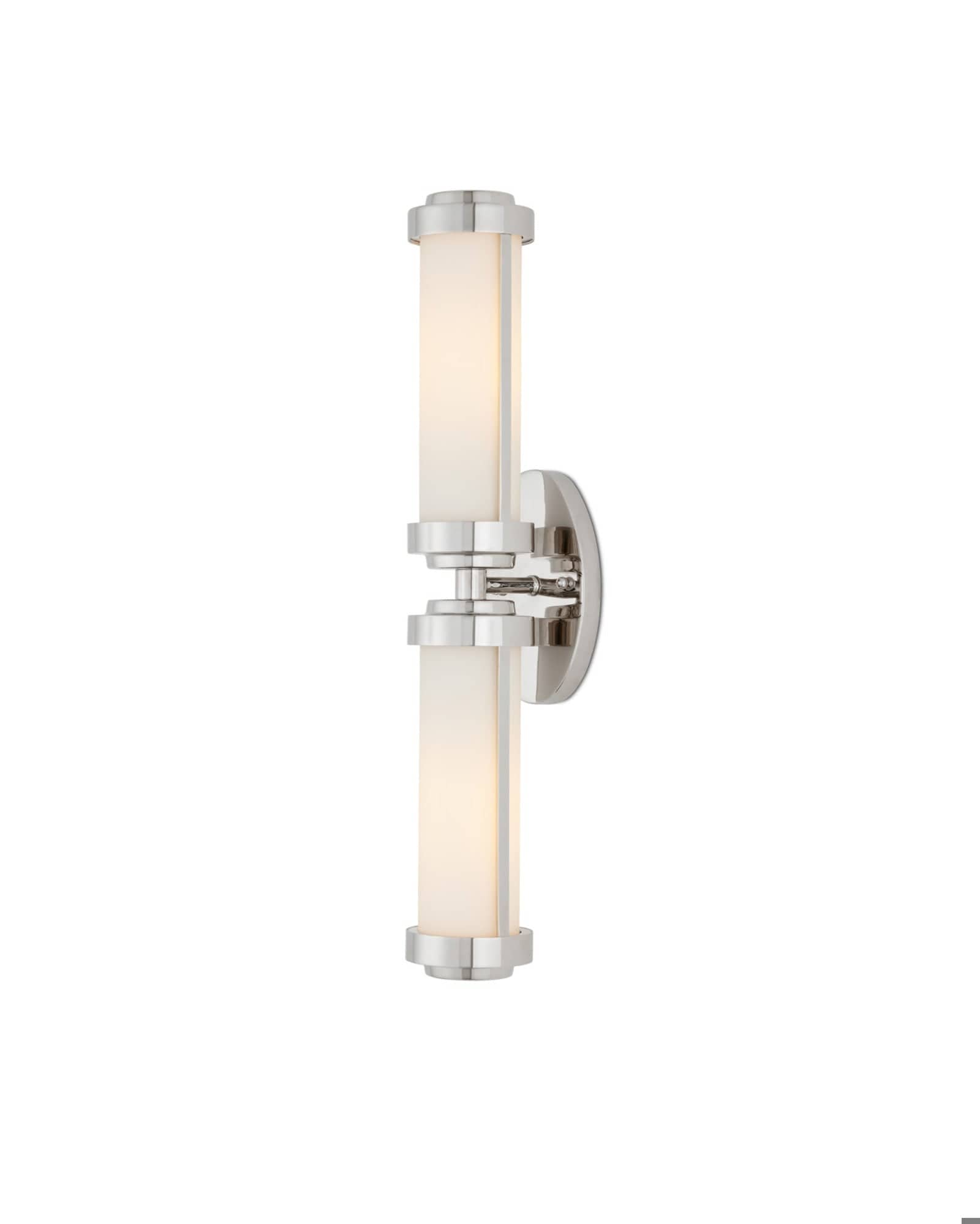 MONTY Lighting Bowland Nickel Bath Wall Sconce