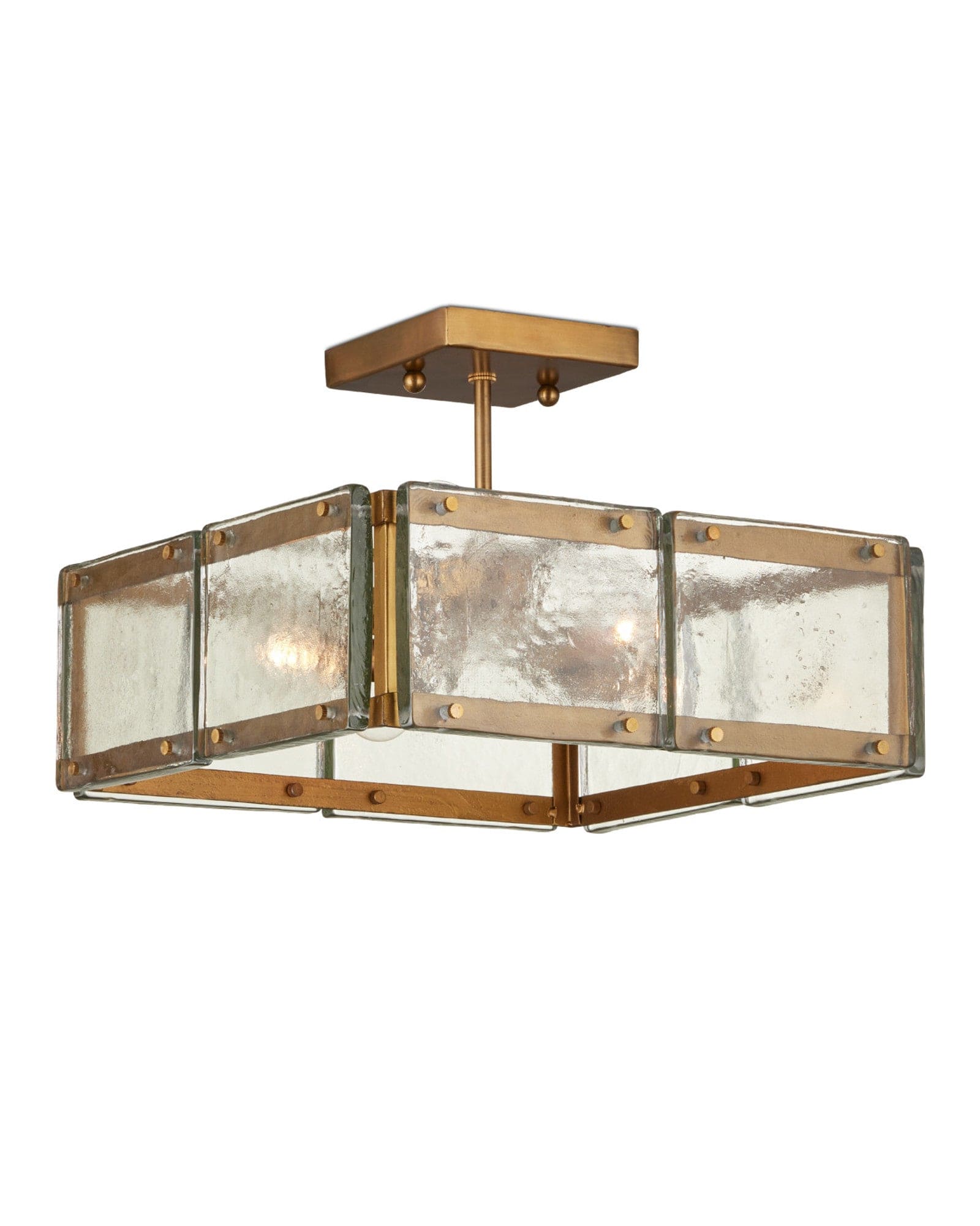 MONTY Lighting Countervail Square Demi-Flush Mount