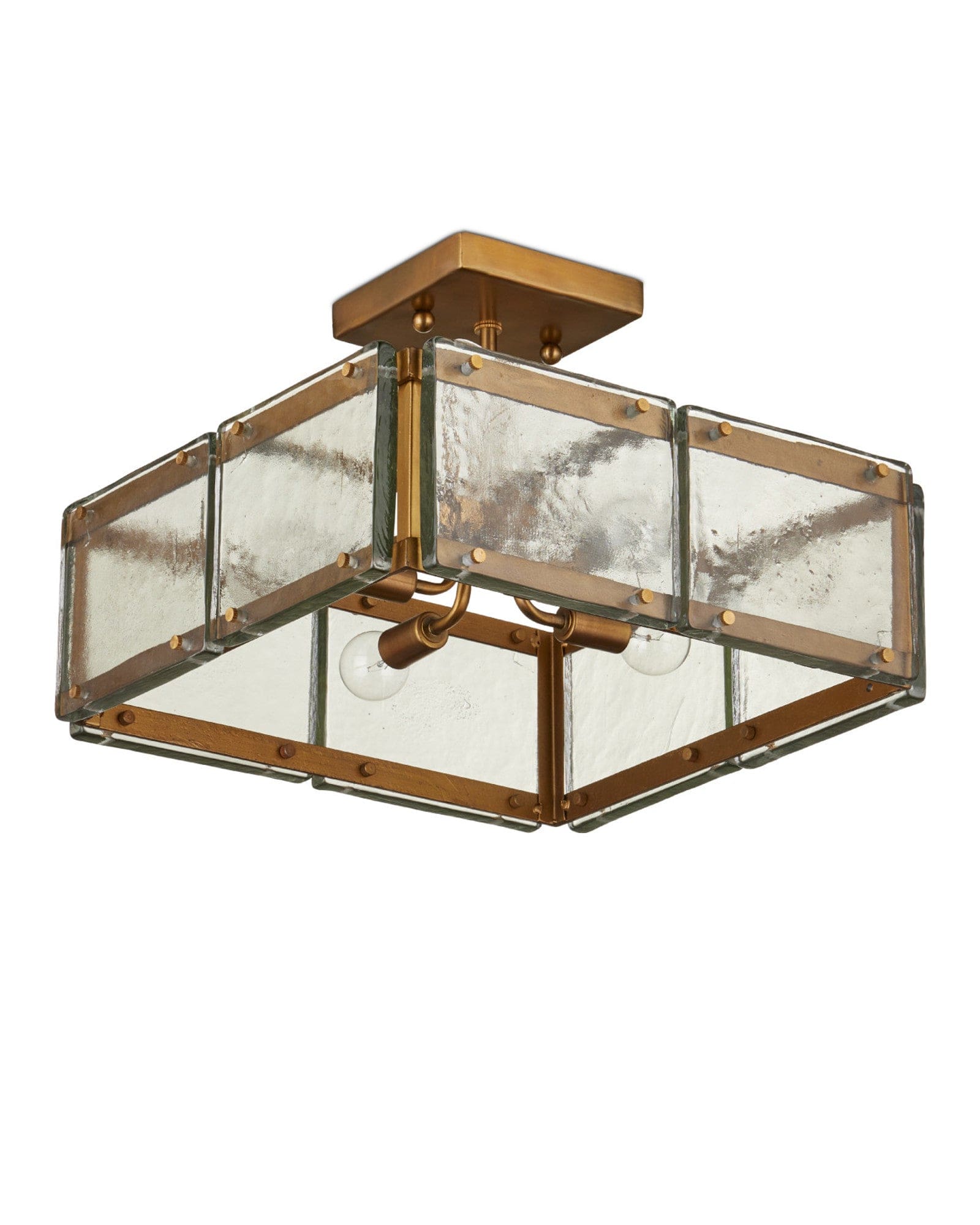 MONTY Lighting Countervail Square Demi-Flush Mount