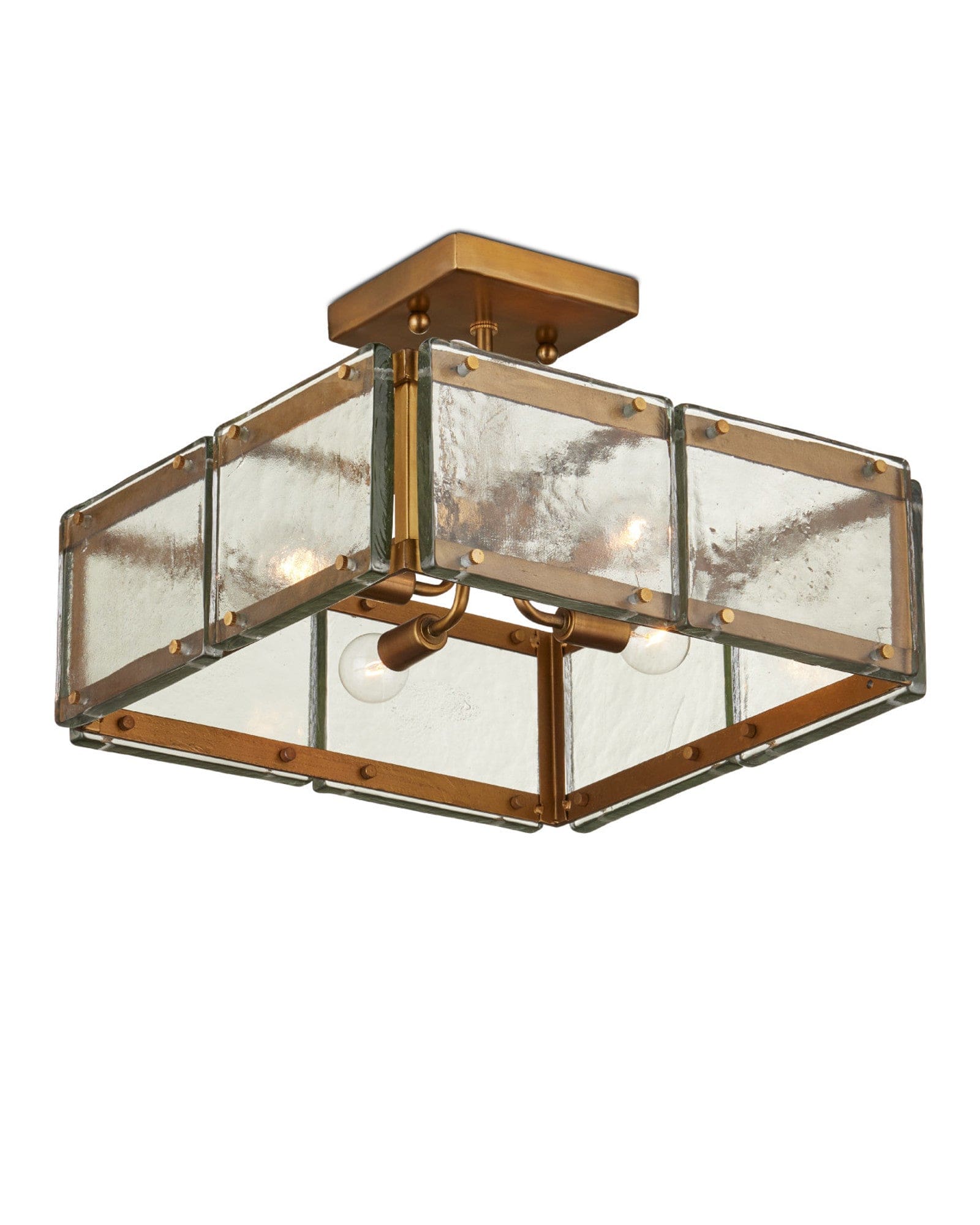 MONTY Lighting Countervail Square Demi-Flush Mount