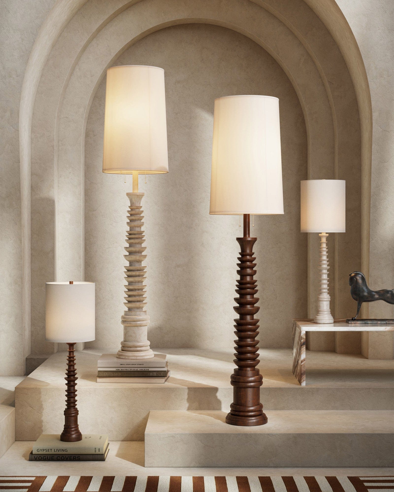 MONTY Lighting Malayan Natural Floor Lamp