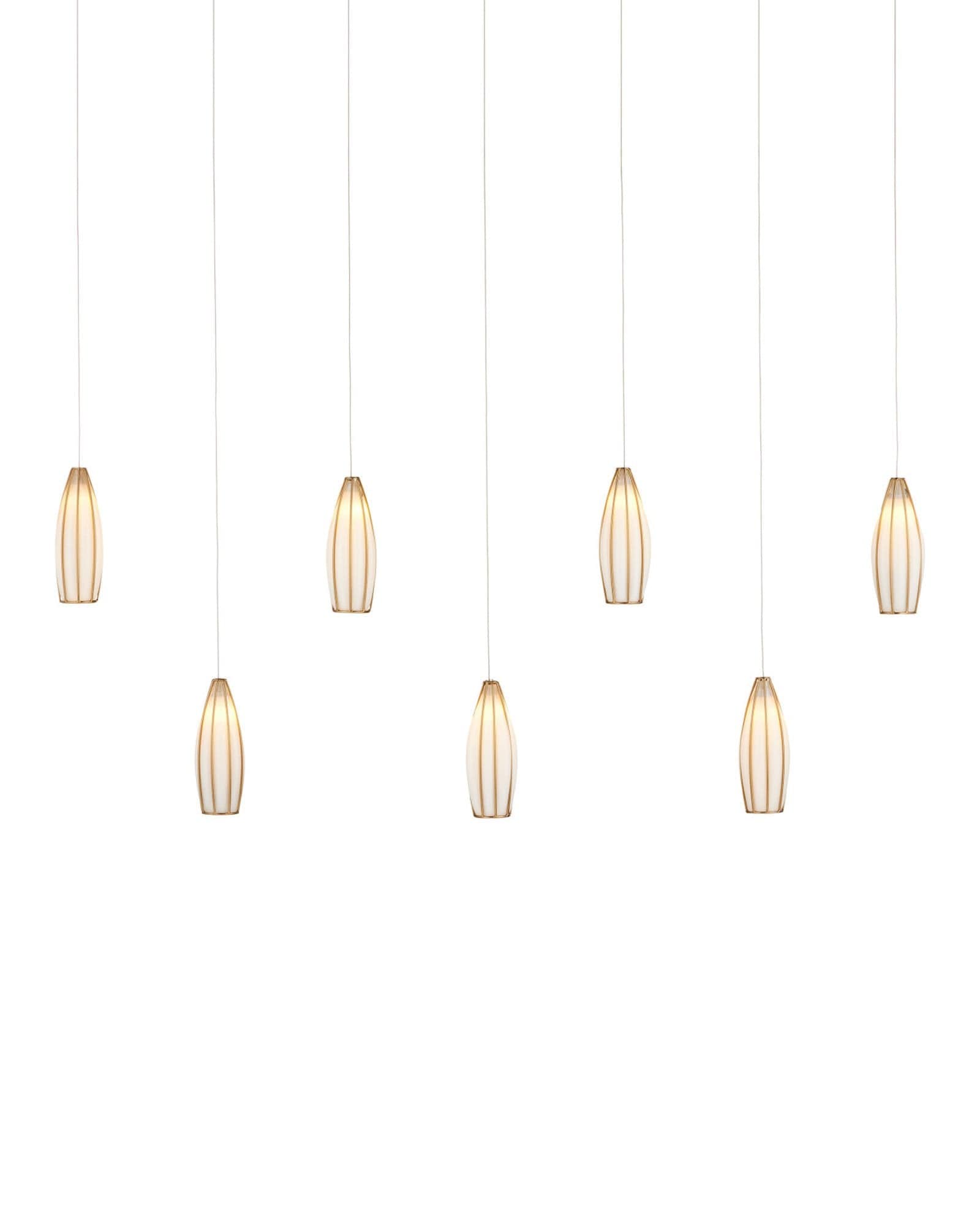 MONTY Lighting Parish 7-Light Linear Multi-Drop Pendant