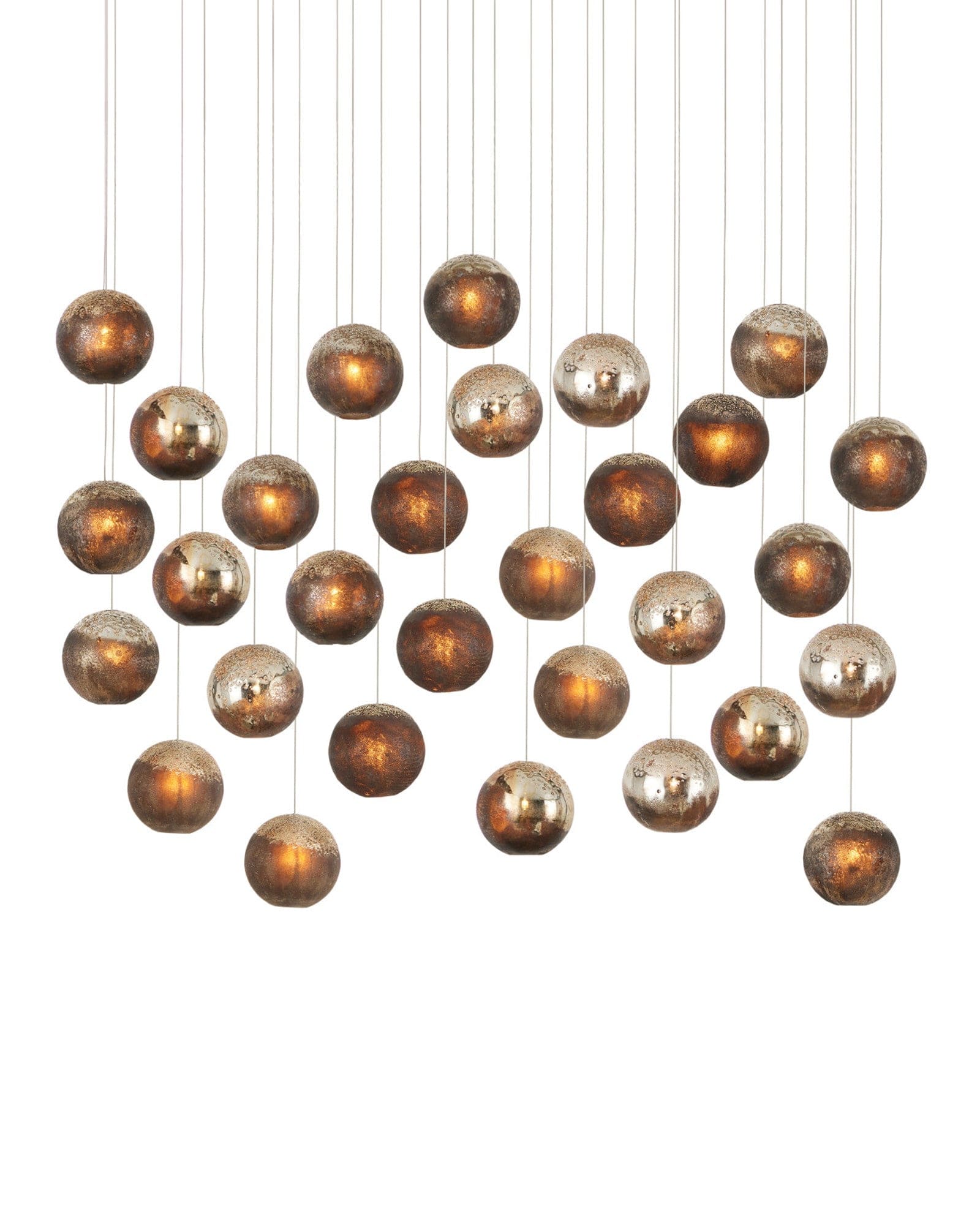 MONTY Lighting Pathos 30-Light Linear Multi-Drop Pendant