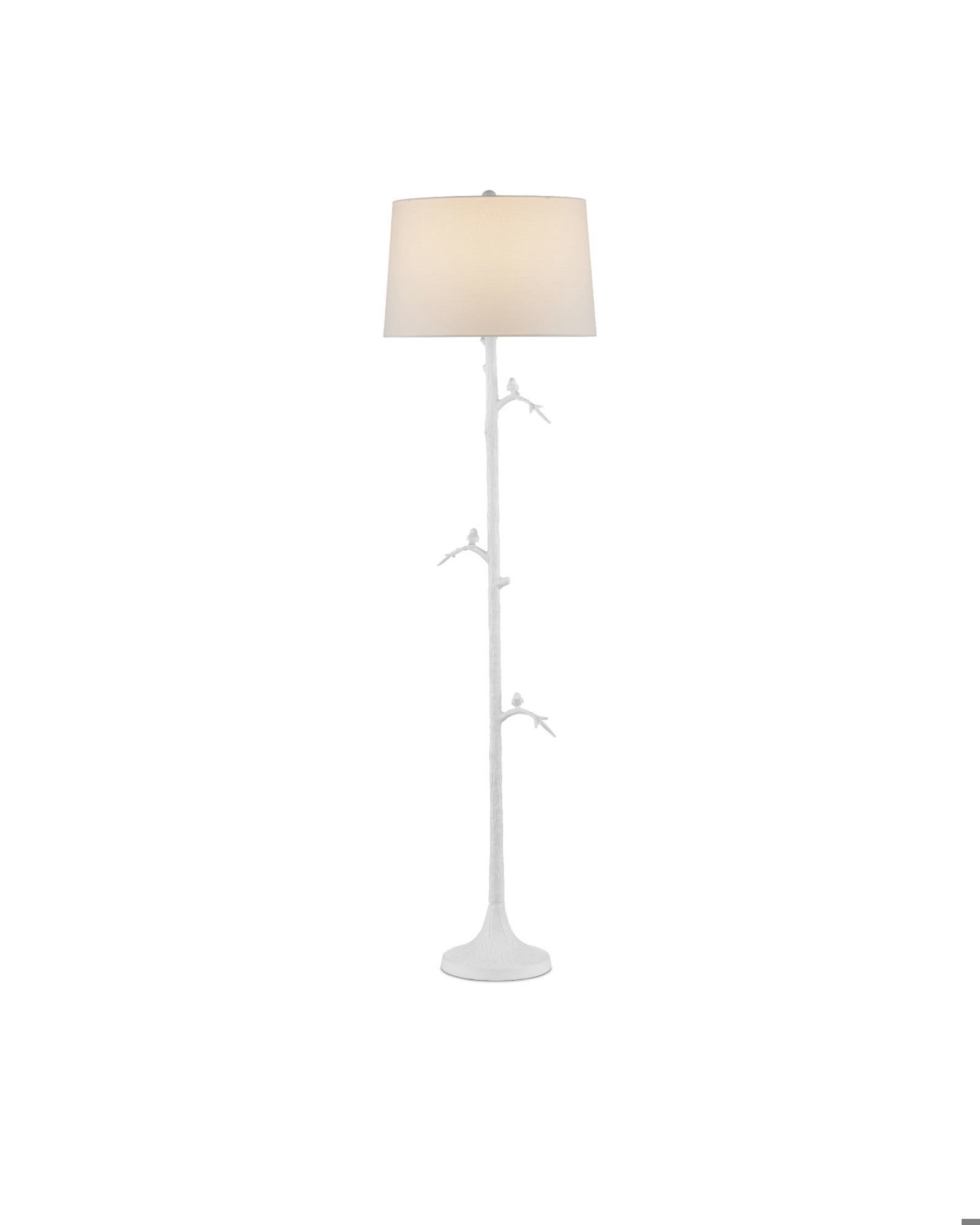 MONTY Lighting Piaf White Floor Lamp