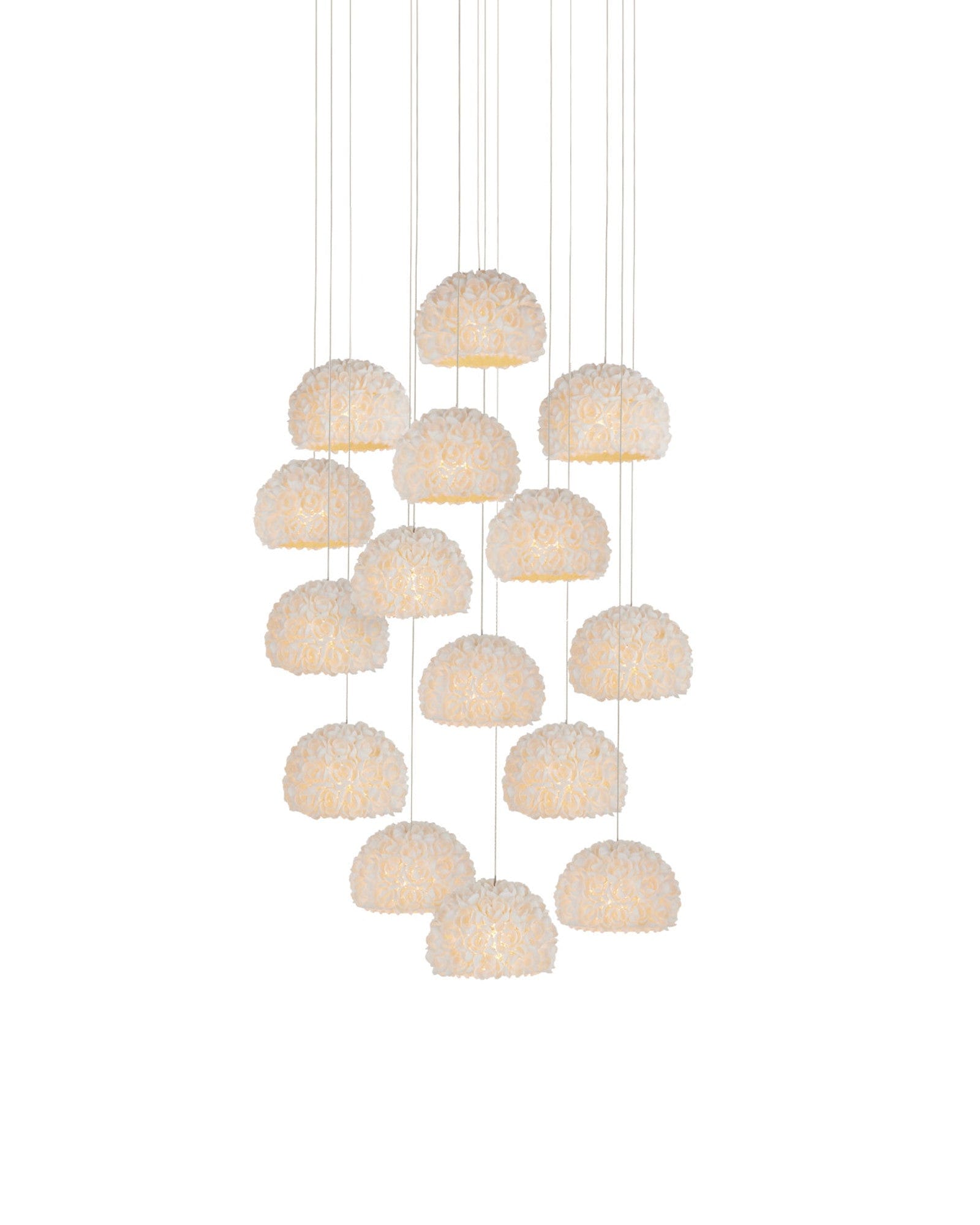 MONTY Lighting Virtu 15-Light Round Multi-Drop Pendant