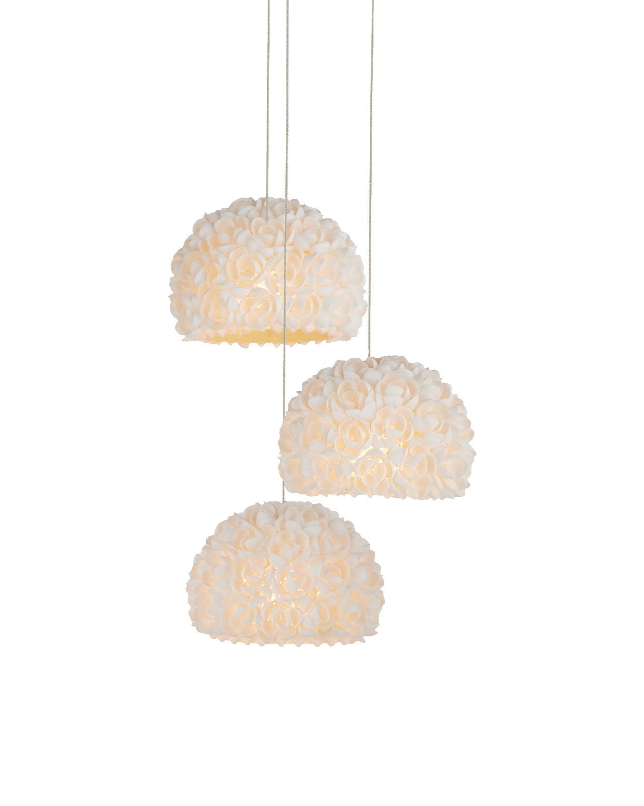 MONTY Lighting Virtu 3-Light Round Multi-Drop Pendant