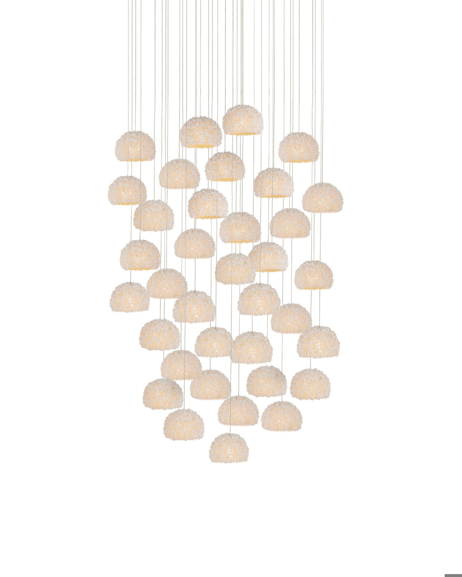 MONTY Lighting Virtu 36-Light Round Multi-Drop Pendant